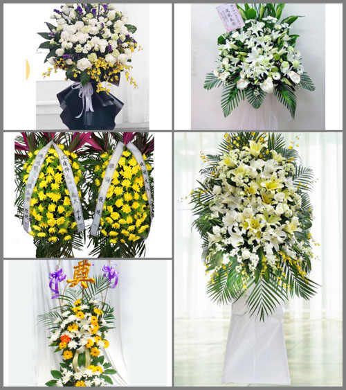 江西赣州章贡区白事花篮预定