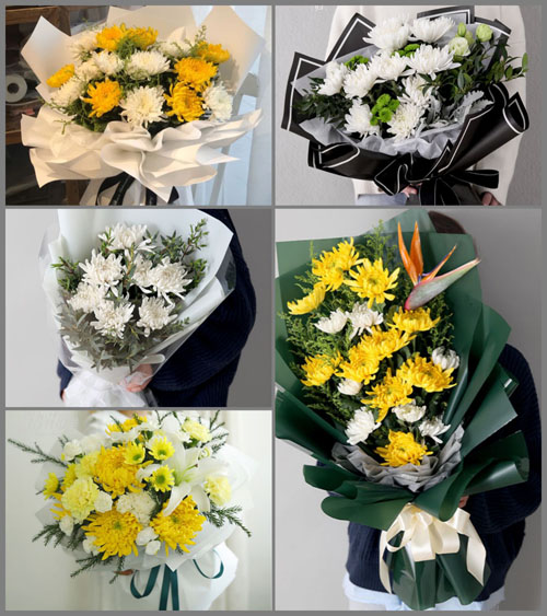 江西赣州章贡区白事花束代送